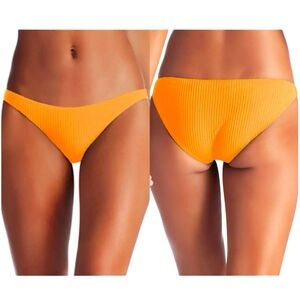 NWT $99 Vitamin A Bikini Bottom Full Coverage. Marigold. Size 6